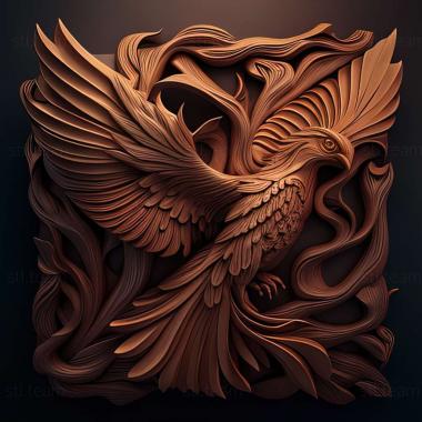 3D model phoenix (STL)